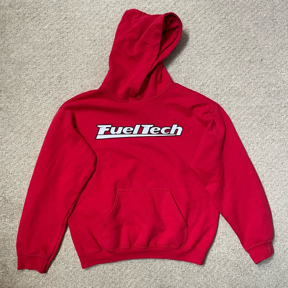 Fuel tech thrifted hoodie‼️
